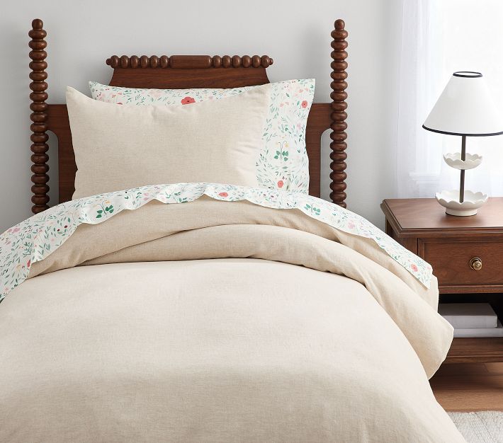 LinenCotton Duvet Cover & Shams Pottery Barn Kids
