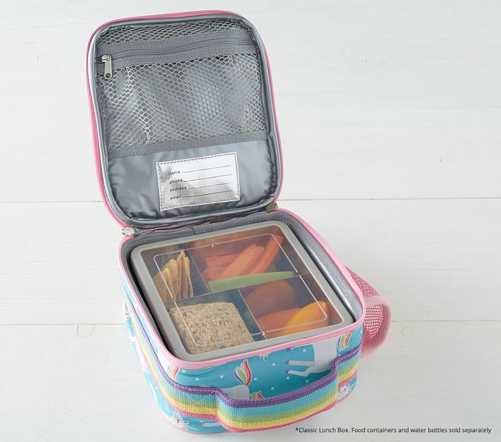 Pottery Barn Kids Lunch Box – Nuovo Con Etichette, Rosa Cuori A Cascata Per Bambina