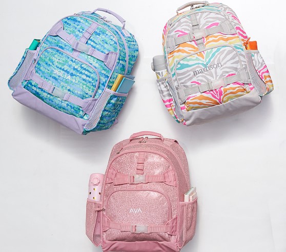 Mackenzie Pink Glitter Kids Backpacks | Sale | Pottery Barn Kids