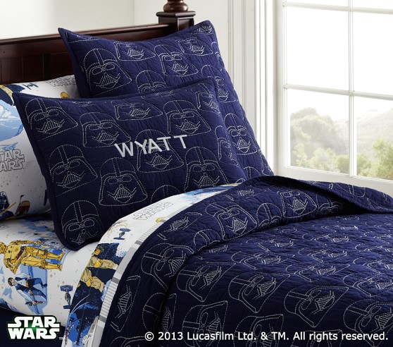 Star Wars™ Darth Vader™ Kids' Comforter Set | Pottery Barn Kids