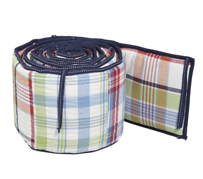 Madras Crib Bedding Set Pottery Barn Kids