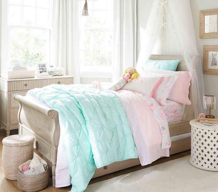 Eyelet Kids' Duvet Cover | Pottery Barn Kids