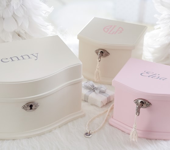 Abigail Kids Jewelry Box Collection - Pink | Pottery Barn Kids