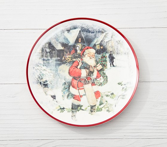 Classic Holiday Kids Plates | Pottery Barn Kids