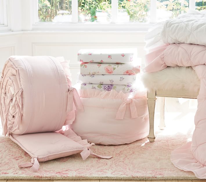 Sadie Ruffle Crib Bedding Sets Pottery Barn Kids