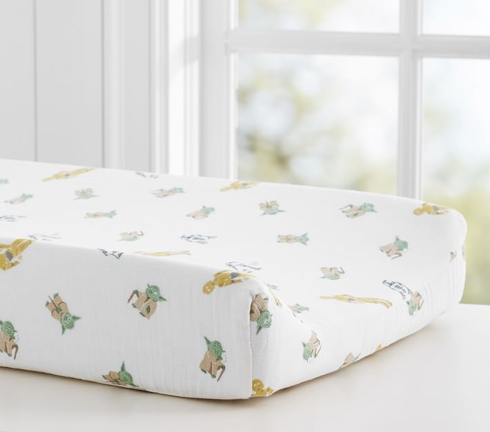 Star Wars™ Muslin Changing Pad Cover Changing Table Pad Pottery