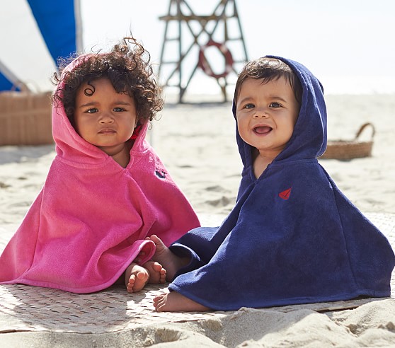 Navy Baby Beach Cover Up | Pottery Barn Kids