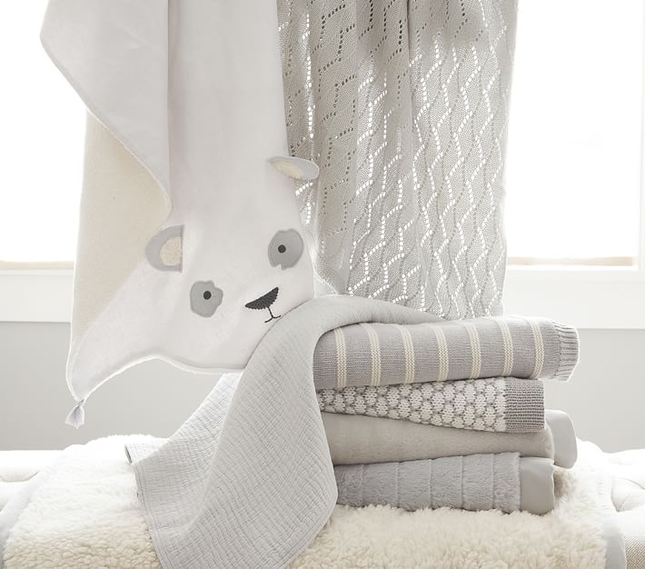 Luxe Faux Fur Baby Blankets Pottery Barn Kids