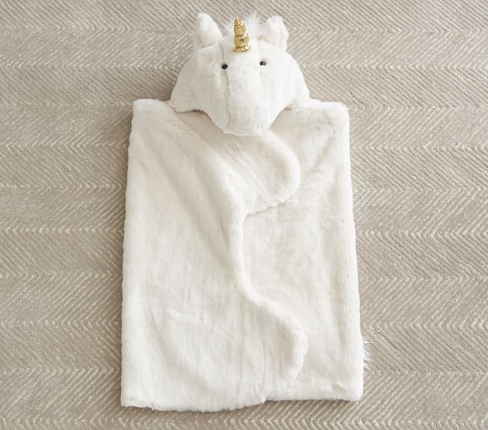 Hooded Animal Kids Blankets Pottery Barn Kids