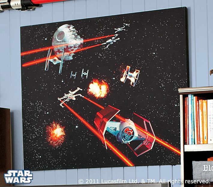 Mitt Geleidbaarheid Kan worden genegeerd Star Wars™ LED Wall Art | Pottery Barn Kids
