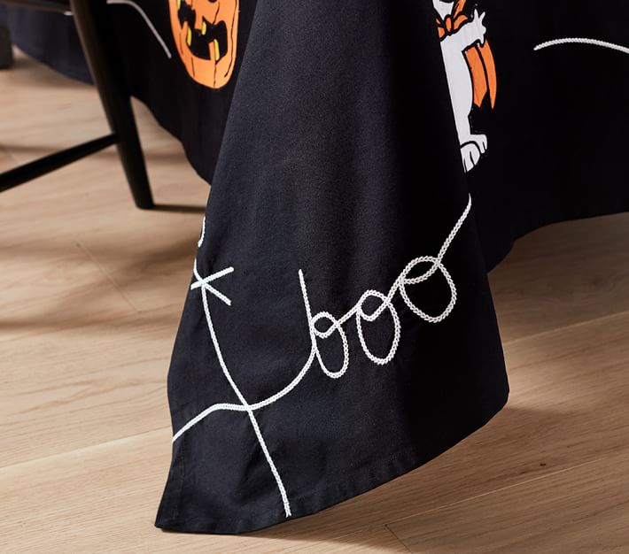 Peanuts Halloween Tablecloth Halloween Table Decor Pottery Barn Kids