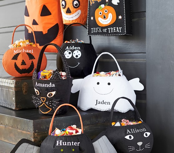 Pumpkin Treat Bag | Pottery Barn Kids