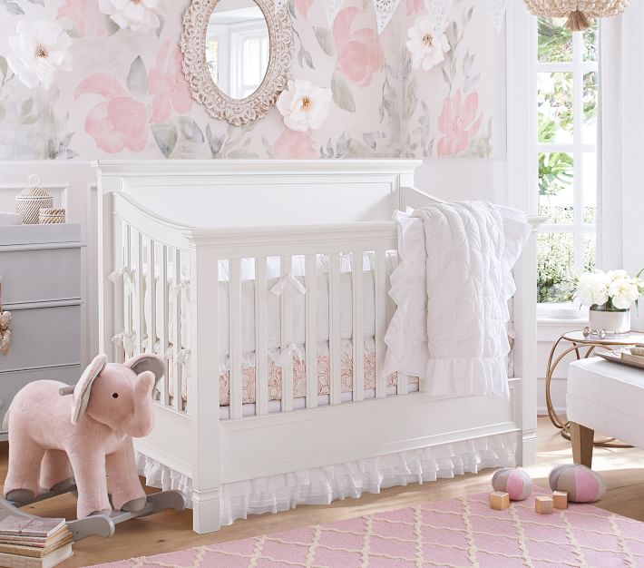 Sadie Ruffle Crib Bedding Sets | Pottery Barn Kids