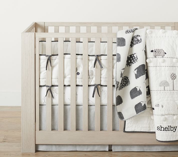 Shelby Sheep Crib Bedding Sets Pottery Barn Kids