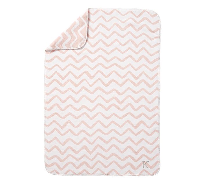 Fuzzy Chevron Baby Blanket Pottery Barn Kids