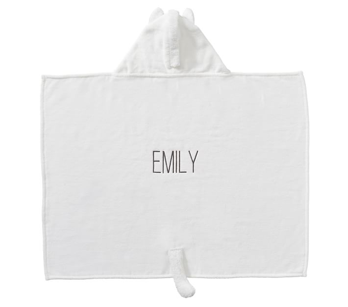 West Elm X PBK Unicorn Baby Hooded Towel Pottery Barn Kids