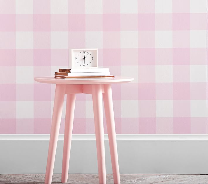 Buffalo Check Peel & Stick Kids Wallpaper Pottery Barn Kids