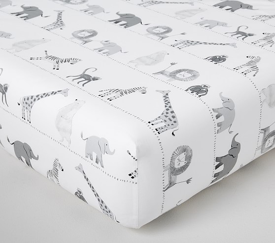 Lawson Organic Crib Fitted Sheet | Pottery Barn Kids