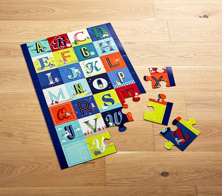 ABC Floor Puzzle Educational Toys For Kids Pottery Barn Kids