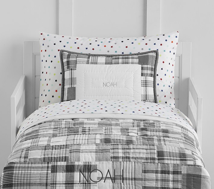 Madras Toddler Comforter Toddler Bedding Pottery Barn Kids