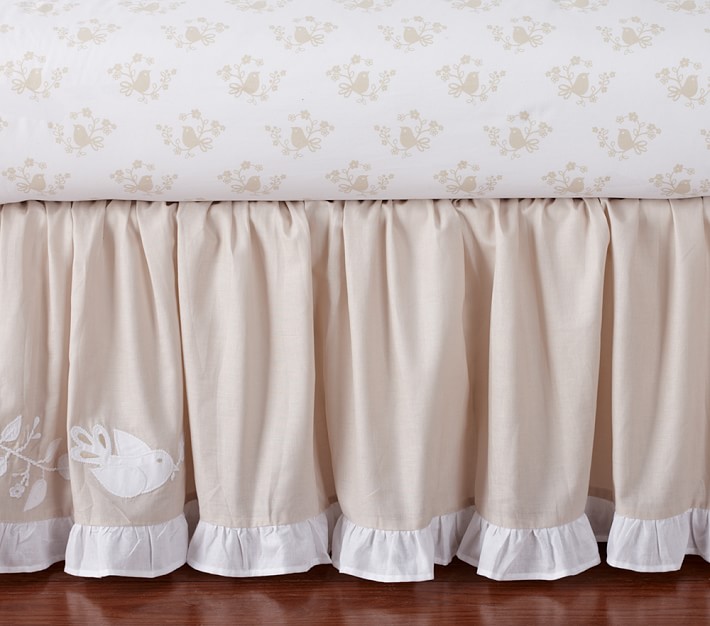 Sadie Crib Skirt Pottery Barn Kids