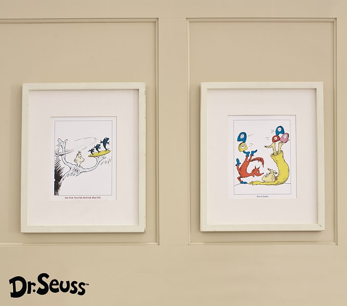 Dr. Seuss™ Wall Art work Inserts Pottery Barn Kids