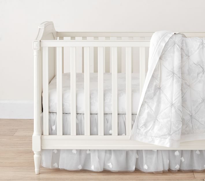 Monique Lhuiller Ethereal Lace Crib Fitted Sheet | Pottery Barn Kids