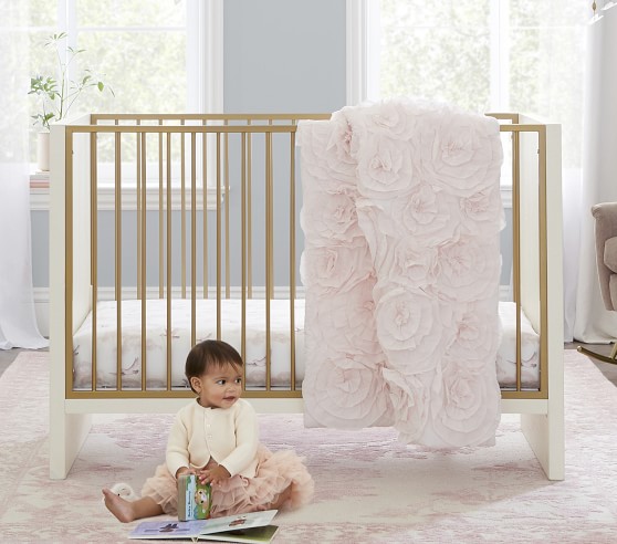 Monique Lhuillier Rosette Baby Bedding | Pottery Barn Kids