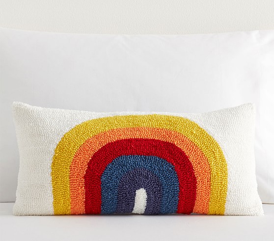 Justina Blakeney Astronomad Rainbow Hook And Loop Lumbar Throw Pillow ...