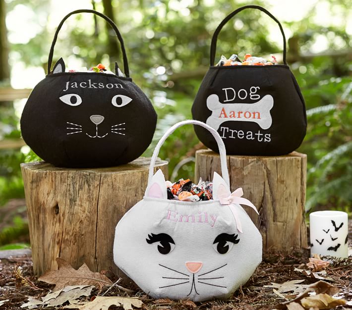 Black Cat Treat Bag Pottery Barn Kids