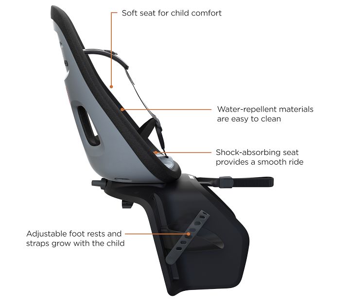 Thule Yepp Nexxt Maxi Rack Mount Child Bike Seat | Pottery Barn Kids