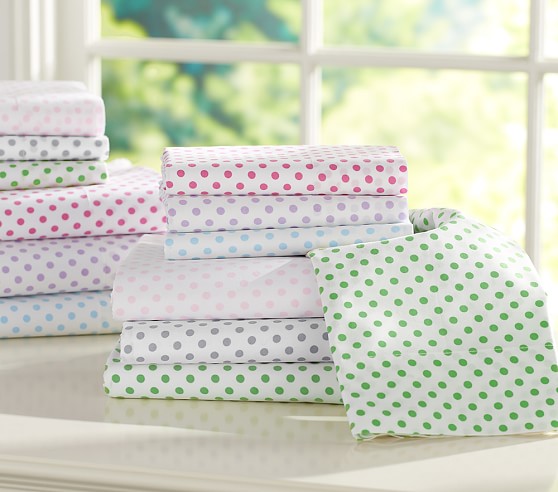 Mini Dot Kids' Sheet Set | Pottery Barn Kids