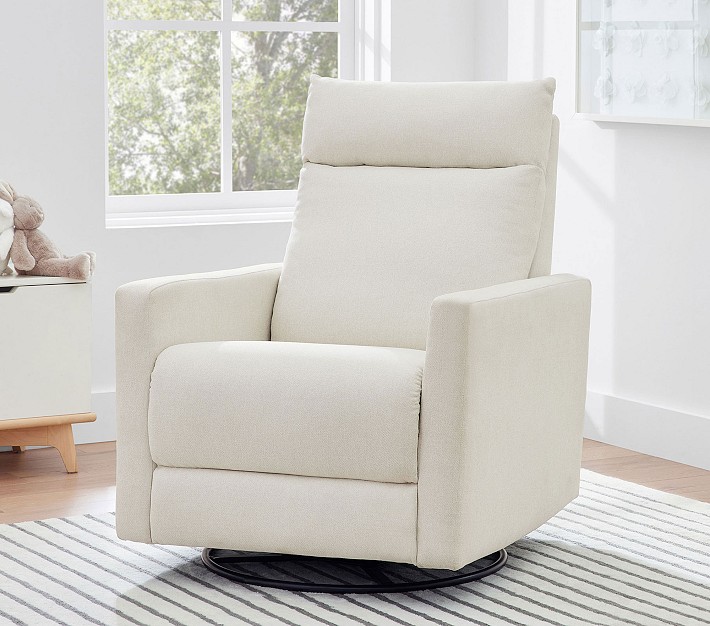 Novelia Beige Polyester Fabric Swivel Chair - Rooms To Go