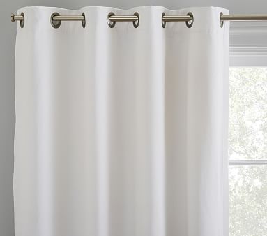 Quincy Cotton Canvas Grommet Blackout Curtain Panel 