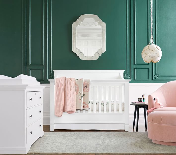 Picture Perfect Meredith Floral Crib Sheets Pottery Barn Kids