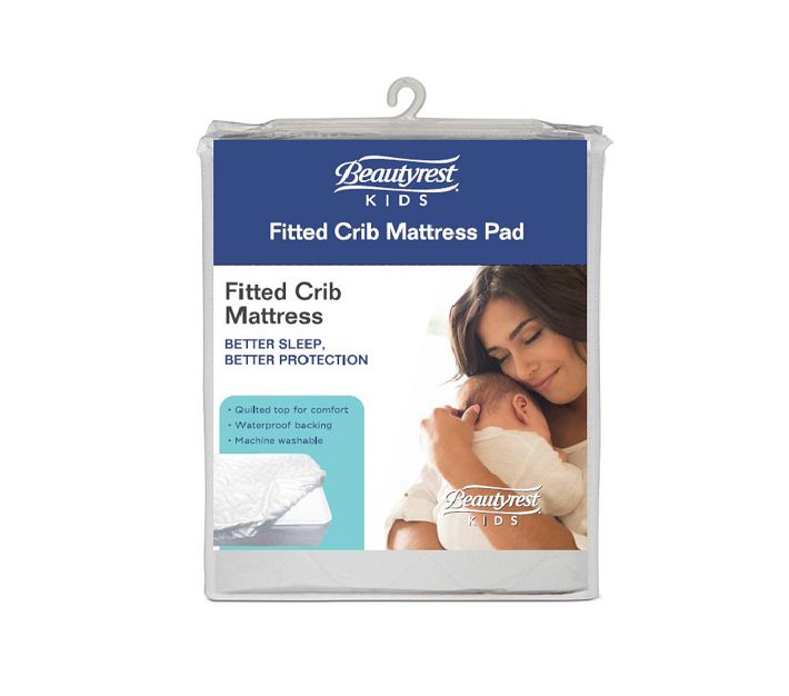 Beautyrest® Fitted Crib Mattress Pad Pottery Barn Kids