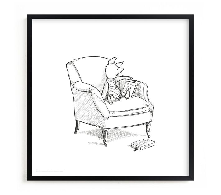 Minted® Disney Winnie the Pooh Wall Art by Stefanie Lane Pottery Barn