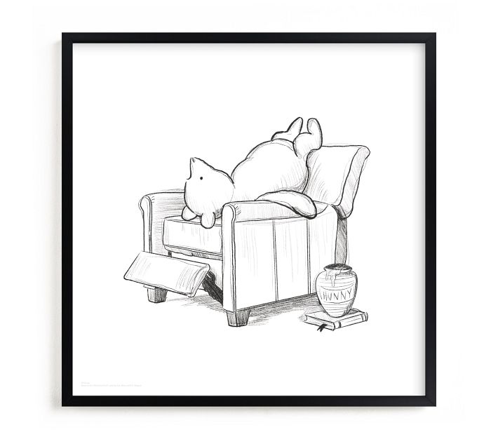 Minted® Disney Winnie the Pooh Wall Art by Stefanie Lane Pottery Barn