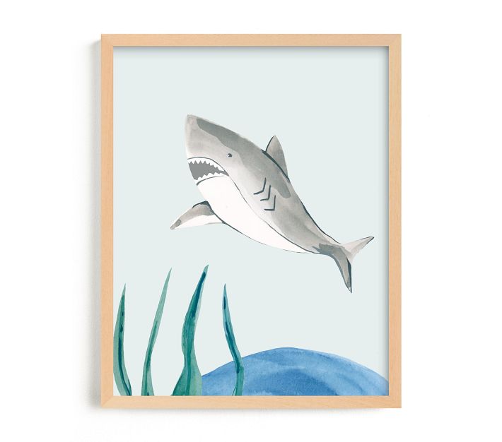 Minted® Ocean Friends Wall Art by Teju Reval Pottery Barn Kids