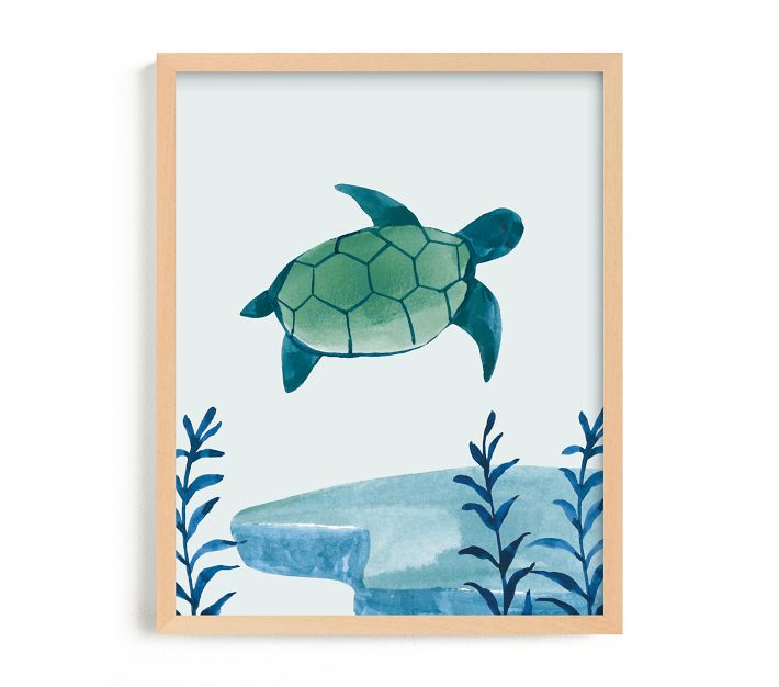 Minted® Ocean Friends Wall Art by Teju Reval Pottery Barn Kids