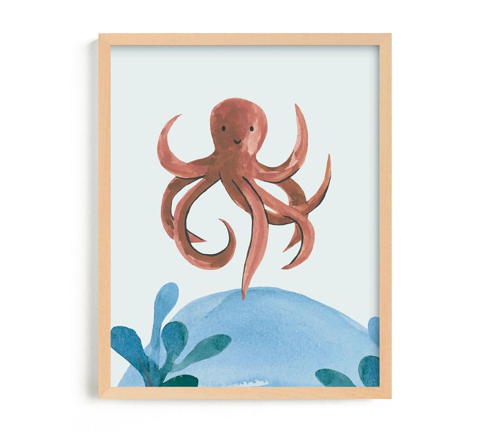 Minted® Ocean Friends Wall Art by Teju Reval Pottery Barn Kids