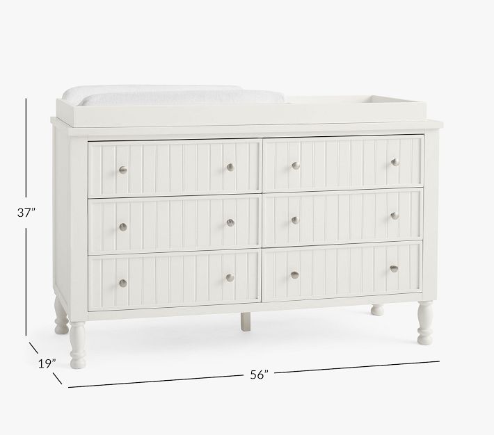 Catalina Beadboard ExtraWide Dresser & Topper Set Pottery Barn Kids