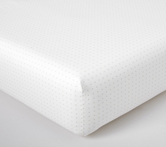 Sweet Dot Organic Crib Fitted Sheet