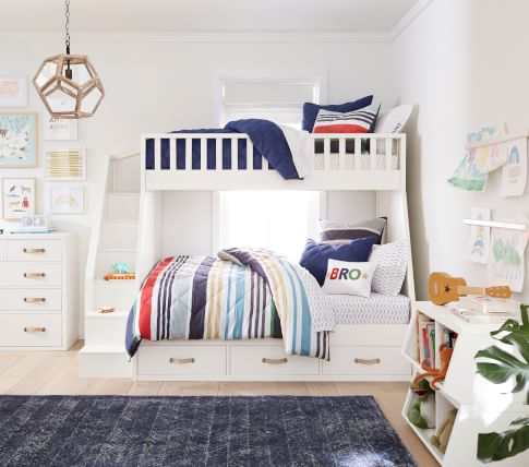 Bright Stripes Bunk Bedroom