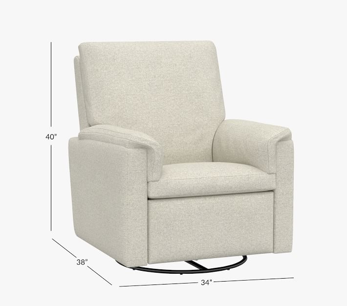 Dream Swivel Glider & Nursery Ottoman Pottery Barn Kids