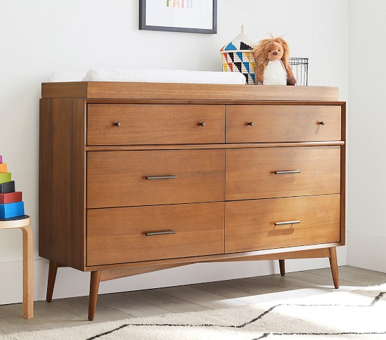 west elm x pbk Mid-Century 6-Drawer Changing Table