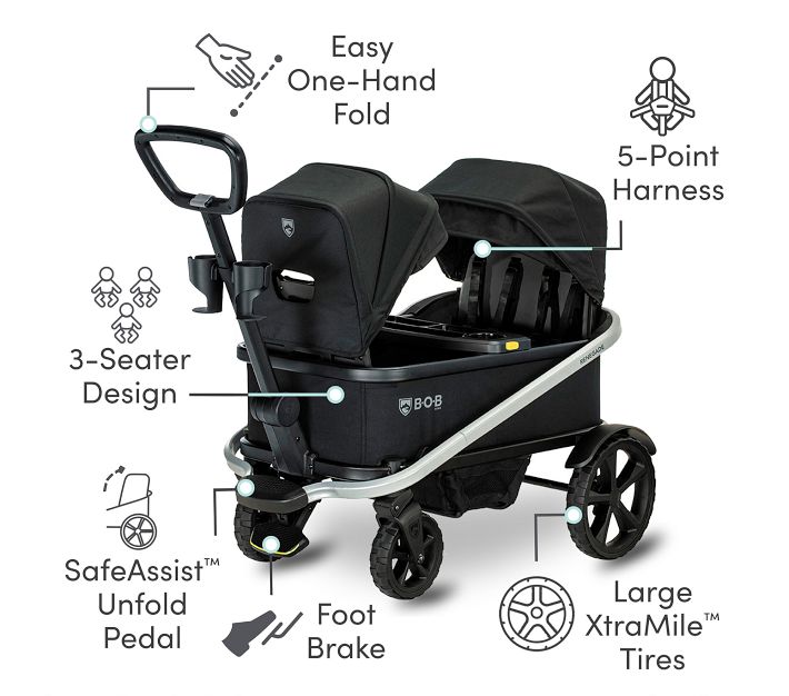 BOB Gear Renegade Canopy Stroller Wagon Pottery Barn Kids
