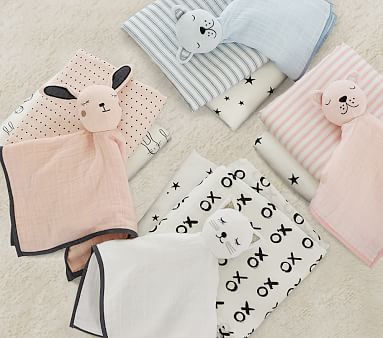 The Emily & Meritt Thumbie & Baby Swaddle Set | Pottery Barn Kids