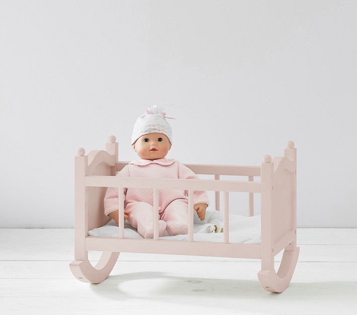 pottery barn kids doll bed