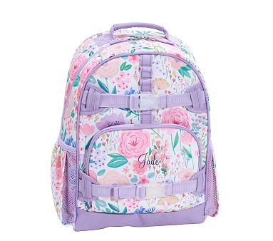 Mackenzie Lavender Floral Blooms Backpacks | Pottery Barn Kids